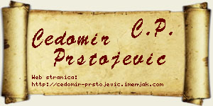 Čedomir Prstojević vizit kartica
